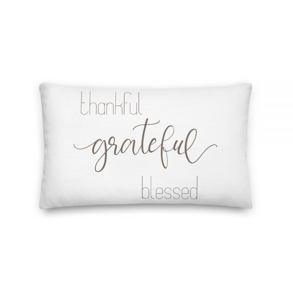 Thankful, Grateful, Blessed Premium Pillow Collection - Image 4